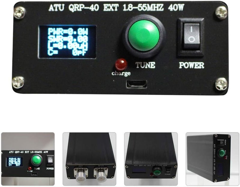 comfrt ATU QRP- 40 Automatic Antenna Tuner Mini 0. 96 Inch OLED Tuner with Metal Housing - Image 5