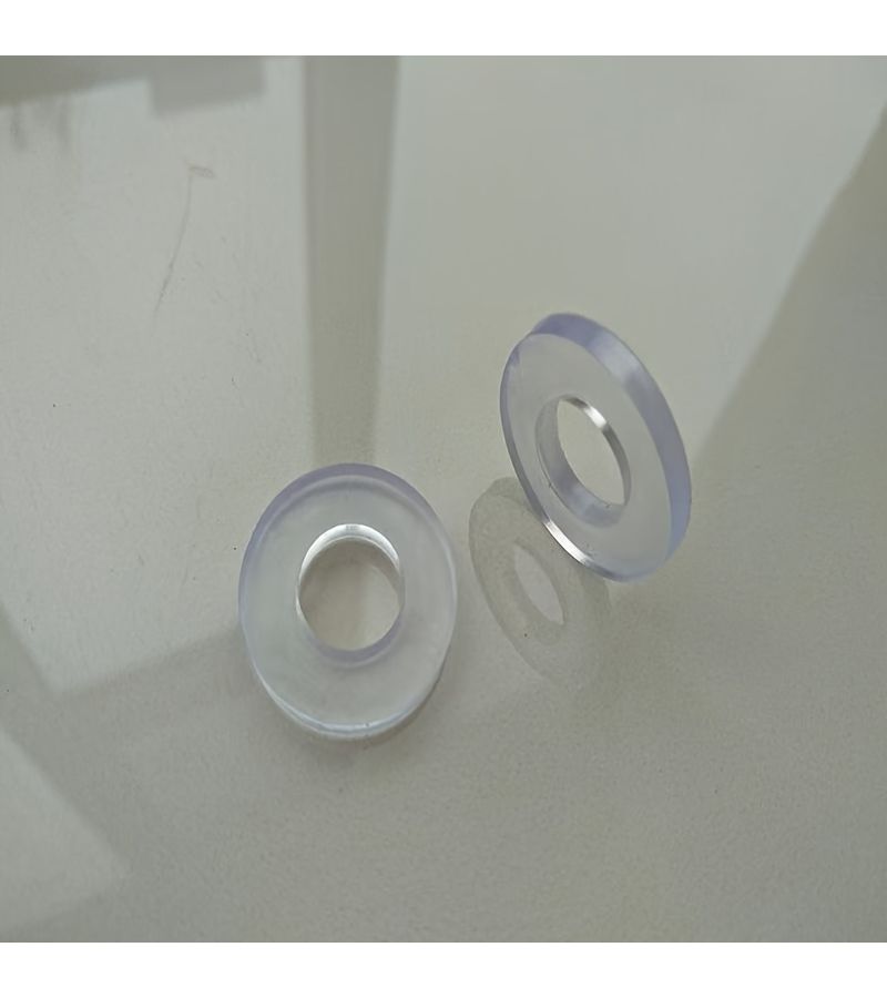 Clear Silicone Seal Washer 20pcs 1/2 Inch Transparent For Leak Proof Pipe Connection - Image 2
