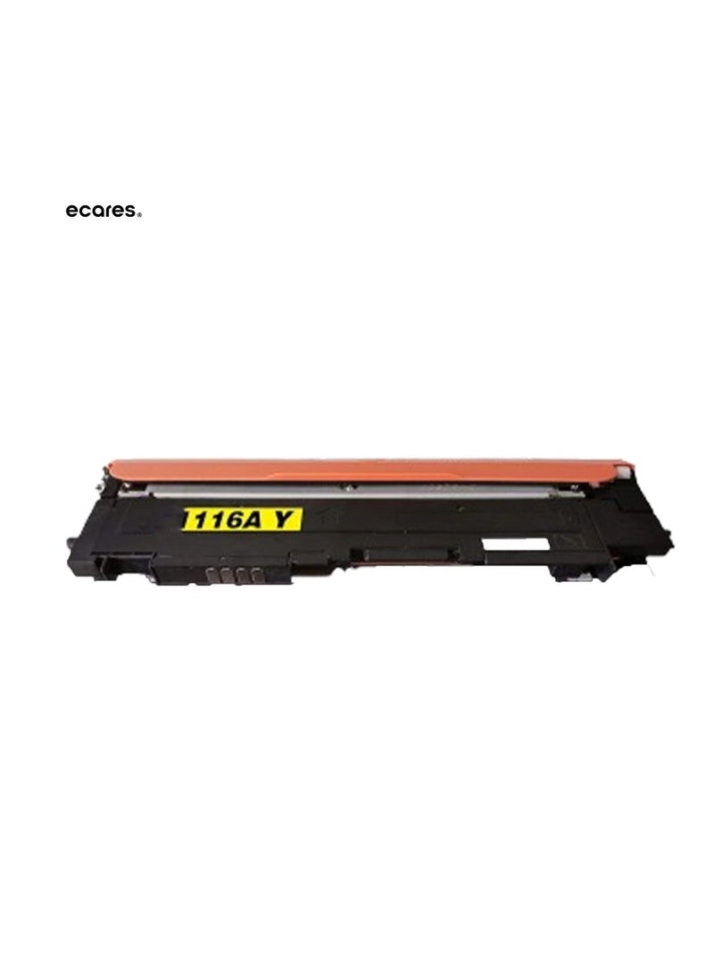 ECARES® 116A Compatible Toner Cartridge  W2063A use for HP Color Laser MFP178nw 179fnw 150a 150w 150nw Printers (Yellow) - Image 1