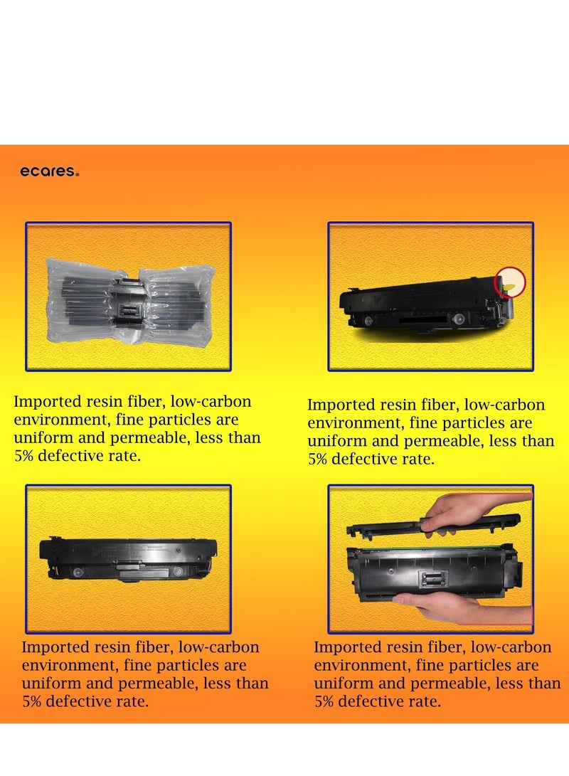 ECARES® 116A Compatible Toner Cartridge  W2063A use for HP Color Laser MFP178nw 179fnw 150a 150w 150nw Printers (Yellow) - Image 3