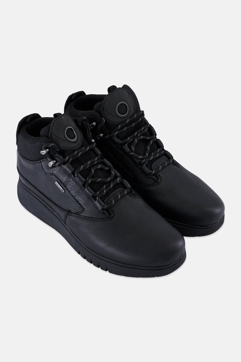 GEOX Men Aerantis Lace Up Ankle Boots, Black - Image 4