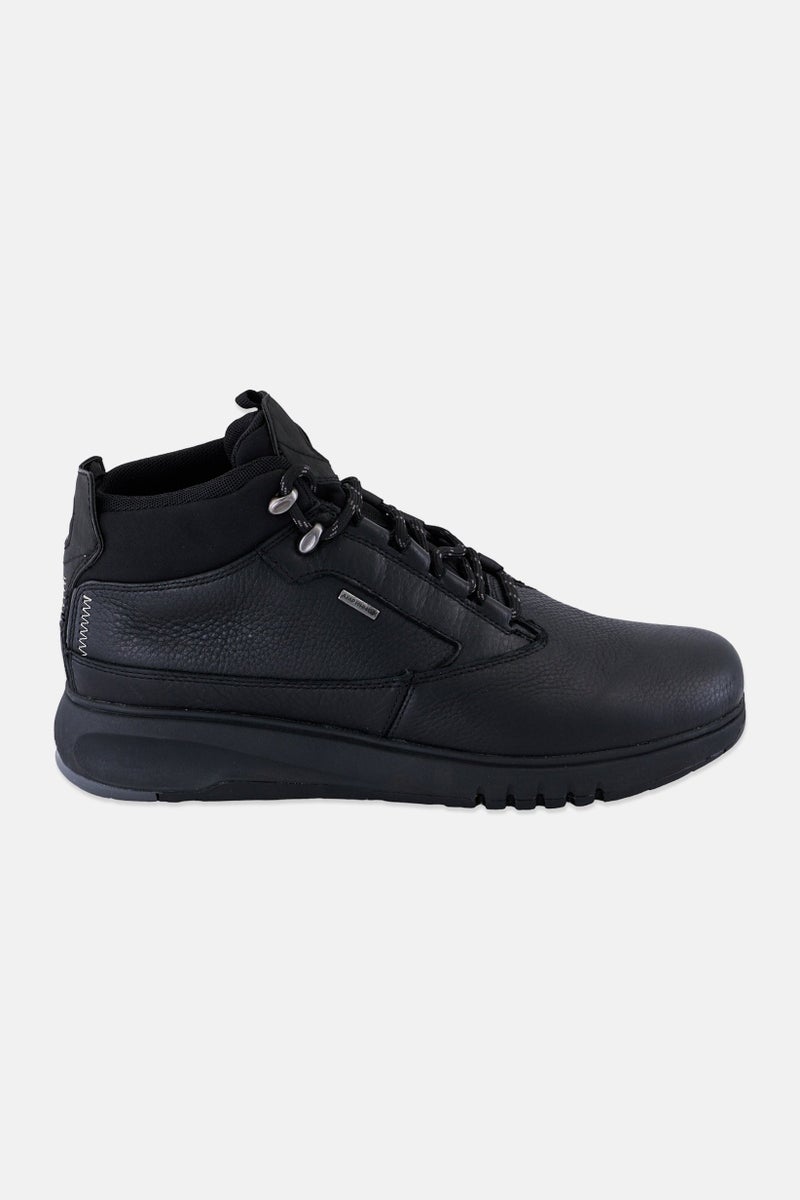 GEOX Men Aerantis Lace Up Ankle Boots, Black - Image 2