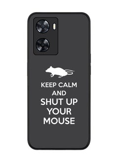 Stylizedd Rugged Black edge case for Oppo A57 4G/Oppo A77 4G/Oppo A77s Slim fit Soft Case Flexible Rubber Edges Anti Drop TPU Gel Thin Cover - Shut Up Your Mouse  - Image 1