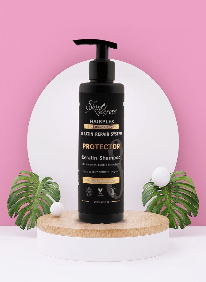 Skin Secrets Protector Ultra Nourishing Post Keratin Shampoo with with Moroccan, Buriti & Black Seed Oil (Step 3)| Paraben & Sulphate free (250ml) - Image 1