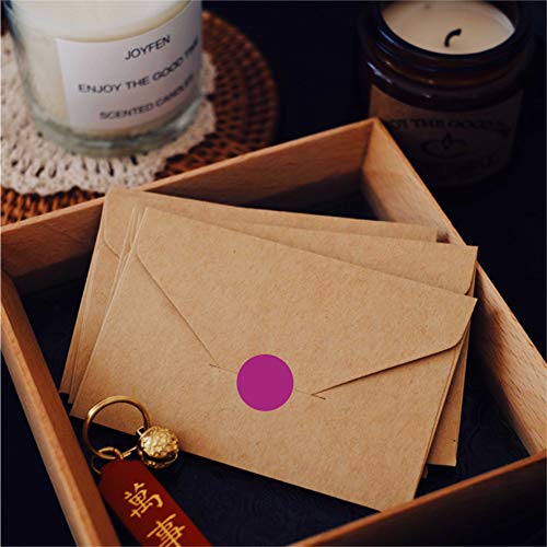 PARLAIM 1 Inch Round Permanent Adhesive Color-Code Dot Stickers,1000 per Roll dots Label Dispenser Box,Purple Circle Stickers Label - Image 5