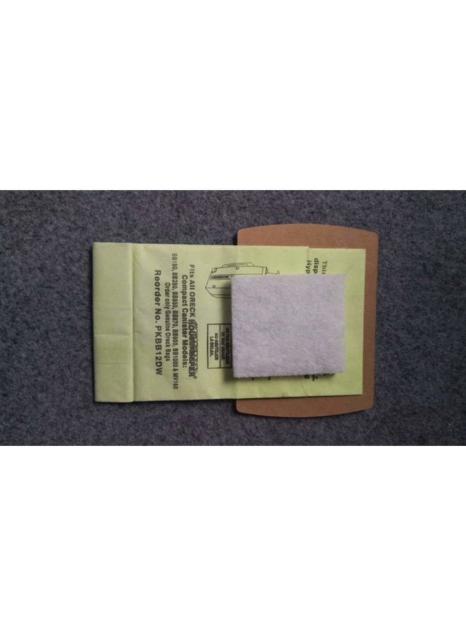 Oreck XL Buster B Canister Vacuum Bags PKBB12DW Housekeeper Bag, 12 Pack - Image 4