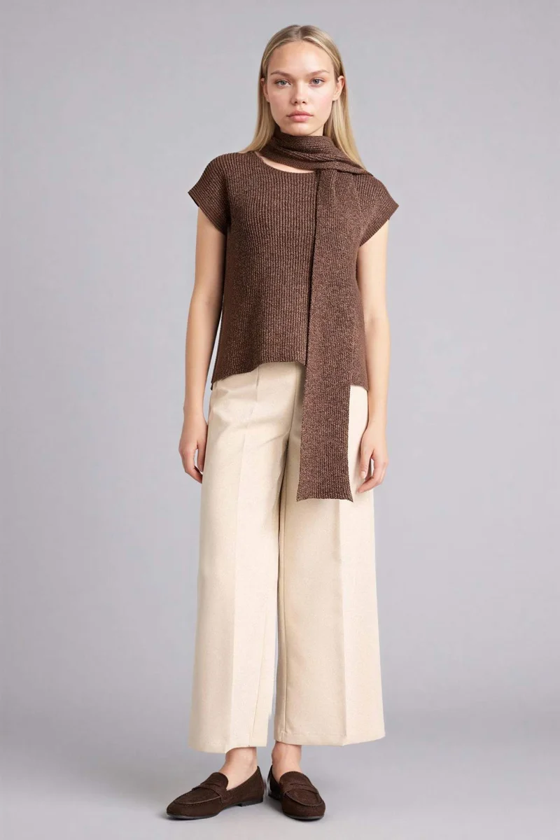 DeFacto Regular Fit Ribbed Vest