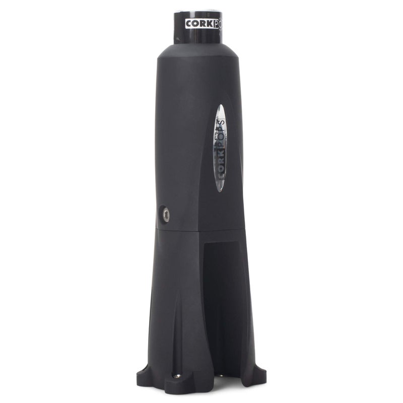 Cork Pops Legacy Wine Opener Built-in 4-Blade Foil Cutter Safe Cork Removal, Effortless Push Button Use, Needle Guard for Safety, Low-Pressure Cartridge Opens Up To 60 Bottles - Image 5