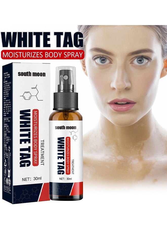 SOUTH MOON White Tag Moisturizes Body Spray, Skin Repair Spray, Promote Melanin Recovery, Reduces White Spots On Skin And Improve Skin Pigmentation, Vitiligo Care Spray 30ML  - Image 2