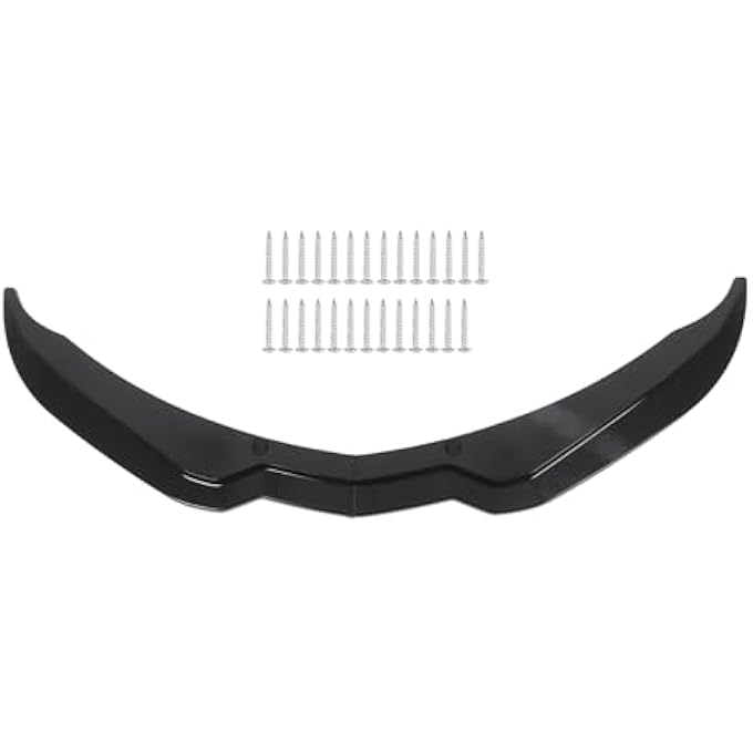 Aspaton Front Lip Splitter Compatible with 2014-2019 Corvette C7 Stage 2 Bumper Chin Lower Lip Diffuser Spoiler Glossy Black - Image 1