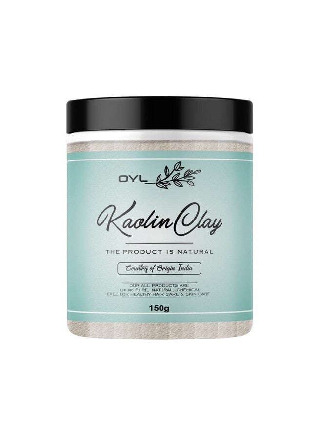 OY-L OYL Natural Kaolin Clay Powder For Acne, Blackheads And For Glowing Skin - 150g - Image 1