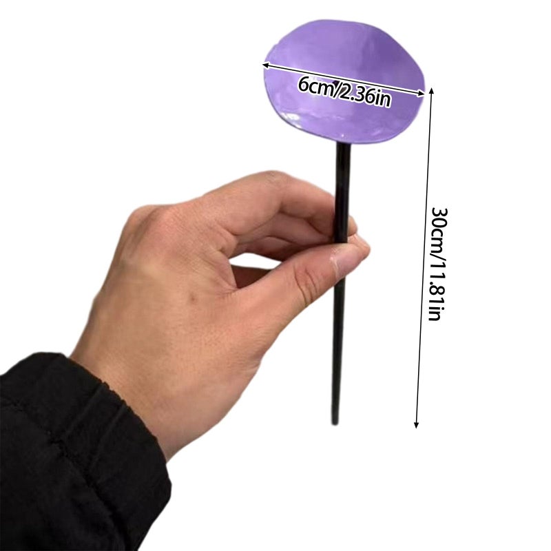 Blue Metal Garden Stake Compact Bee Watering Habitat For Balcony Decoration - Image 5