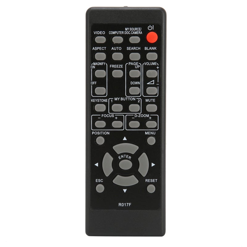 جهاز تحكم عن بعد بديل لجهاز عرض هيتاشي R017F CP-X2520 CP-X253 CP-X254 CP-X2511 HCP-2200X HCP-70X - بديل مخصص لا يحتاج برمجة - أزرار سهلة للوصول الكامل لملحق جهاز العرض - Image 1