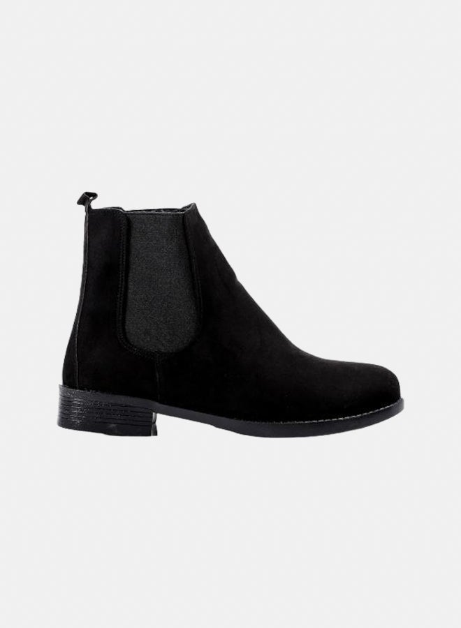 XO Style Leather Ankle Boot - 1116 Black SU  - Image 2