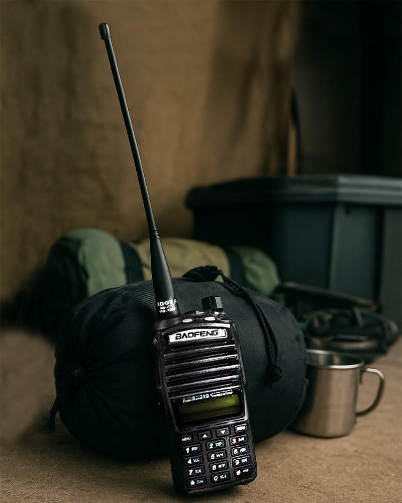 BTECH Authentic Genuine Nagoya NA-771C (Commercial Frequency Tuned) 15-Inch Whip VHF/UHF (155/455Mhz) Antenna SMA-Female for and BaoFeng Radios - Image 5