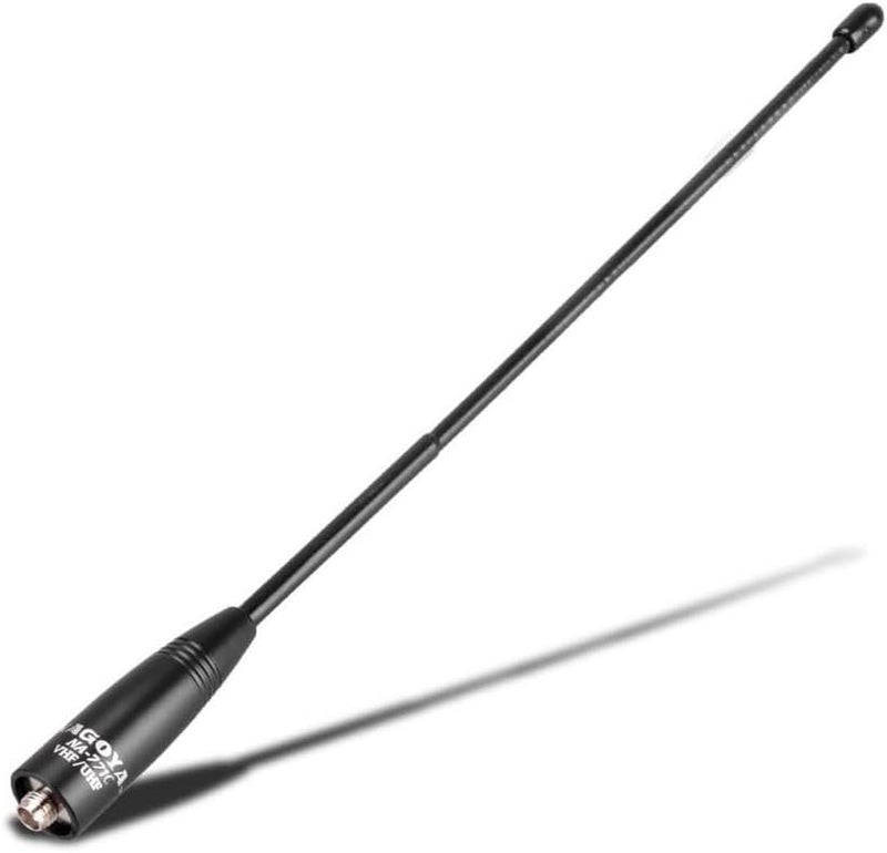 BTECH Authentic Genuine Nagoya NA-771C (Commercial Frequency Tuned) 15-Inch Whip VHF/UHF (155/455Mhz) Antenna SMA-Female for and BaoFeng Radios - Image 1