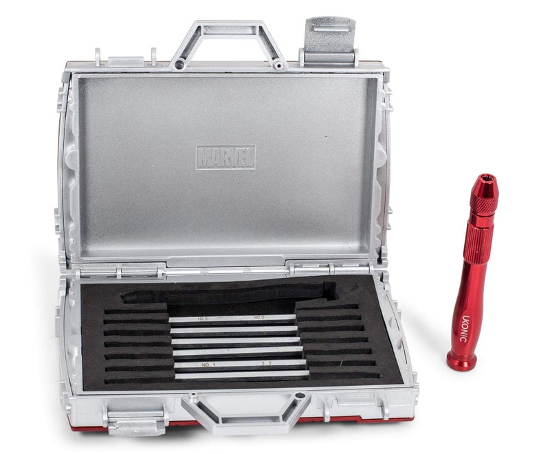 Iron Man Marvel Iron Man 2 Replica Briefcase 7-Piece Screwdriver Set Tool Kit - Image 3