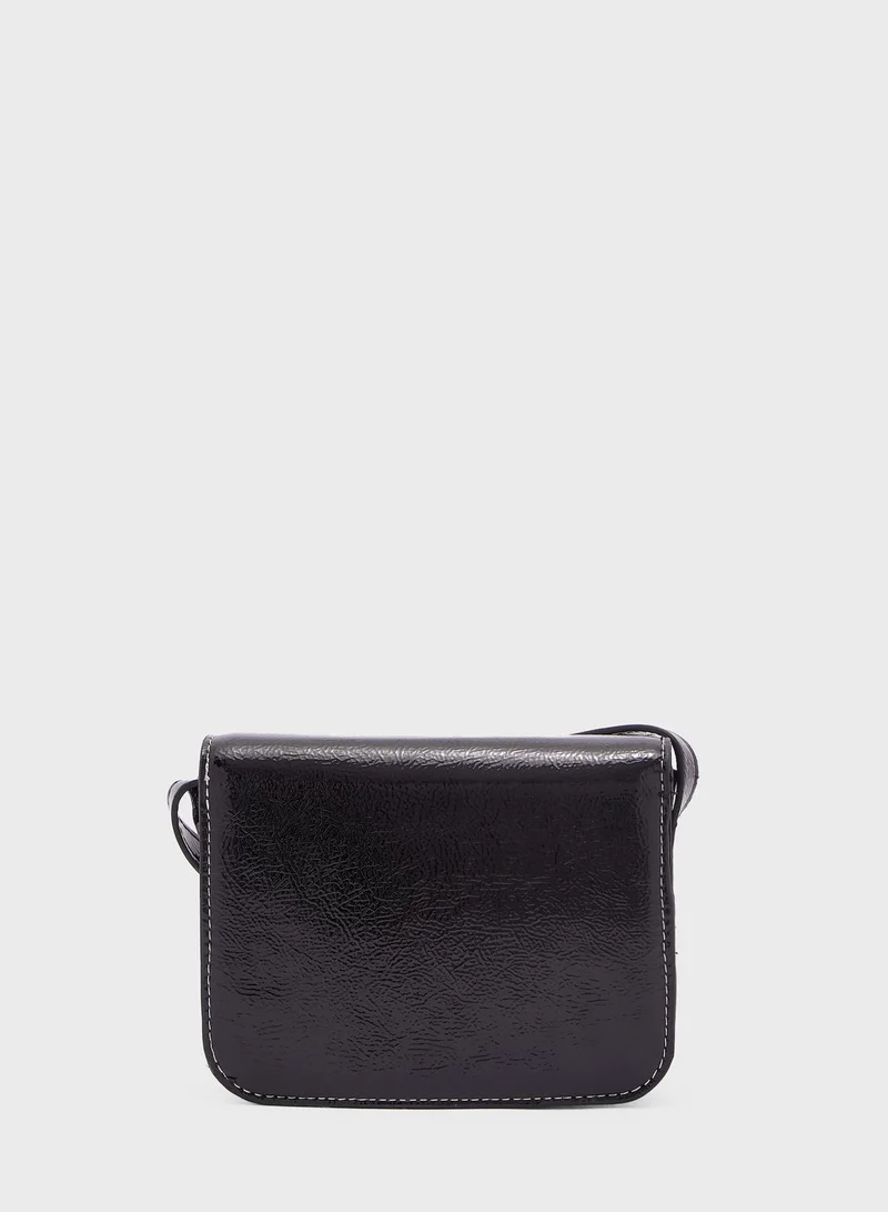 VERO MODA Anu Push Lock Belted Crossbody