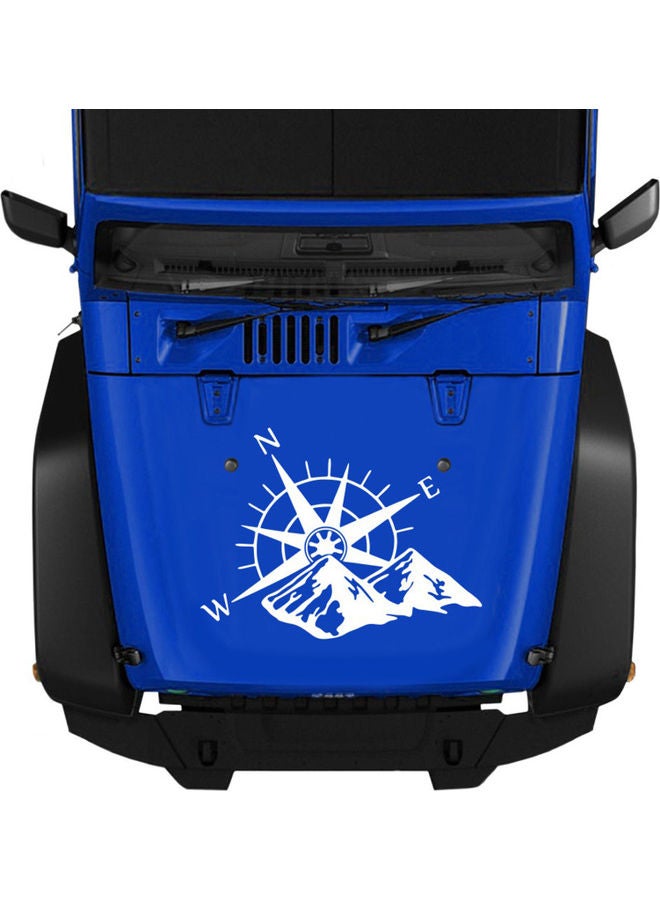 نيبمينينت ملصق سيارة بتصميم بوصلة الجبال وعبارة "NWE" - Image 4