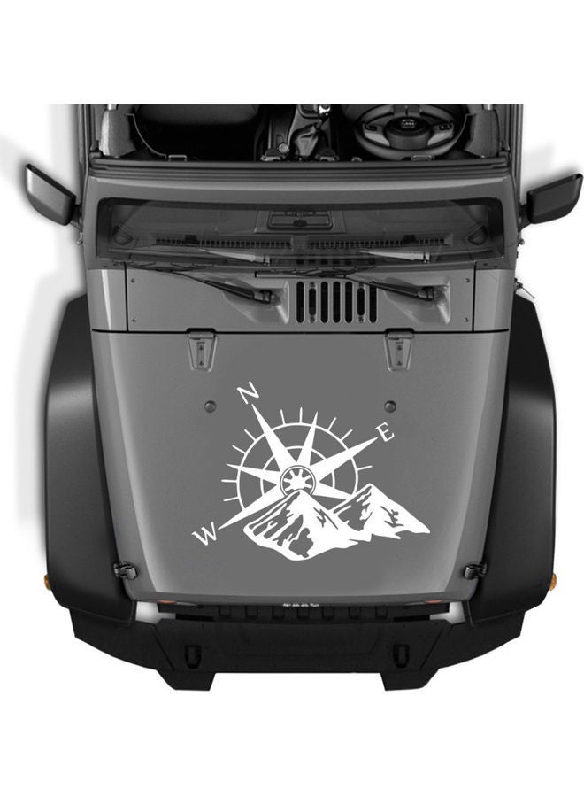 نيبمينينت ملصق سيارة بتصميم بوصلة الجبال وعبارة "NWE" - Image 5