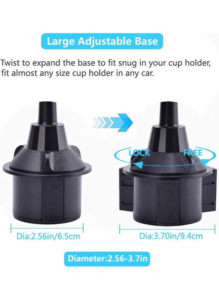 MR.SMART Car Cup Holder, Adjustable Car Food Tray Table, Cup Holder Extender, Car Drink Holder, Car Travel Accessories - Image 4