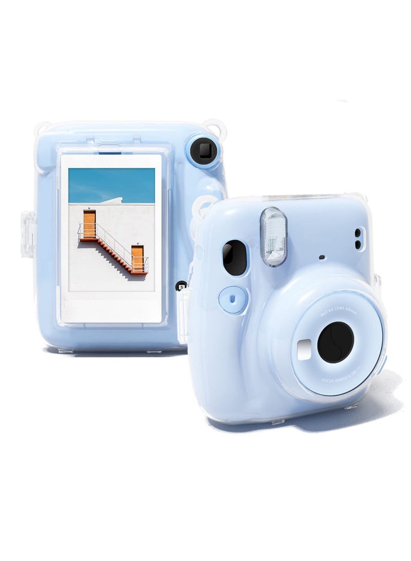 Fujifilm Instax Mini 11 Instant Camera Hard Case with Adjustable Strap and Sticker - Image 4