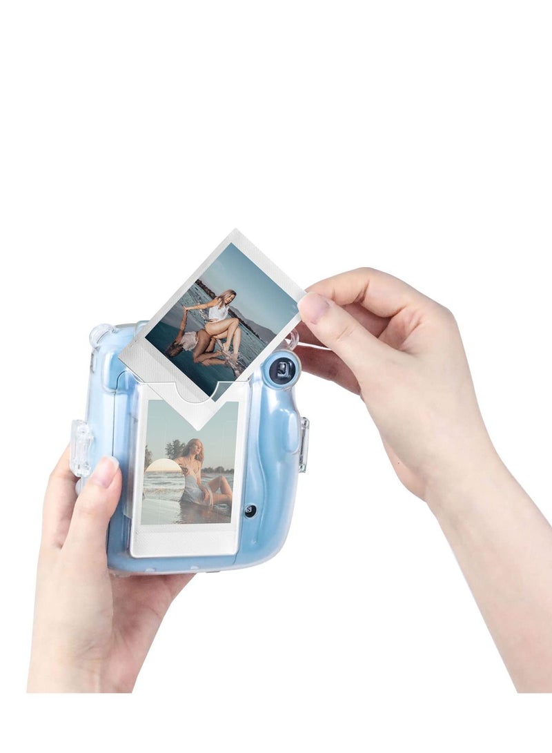 Fujifilm Instax Mini 11 Instant Camera Hard Case with Adjustable Strap and Sticker  - Image 3