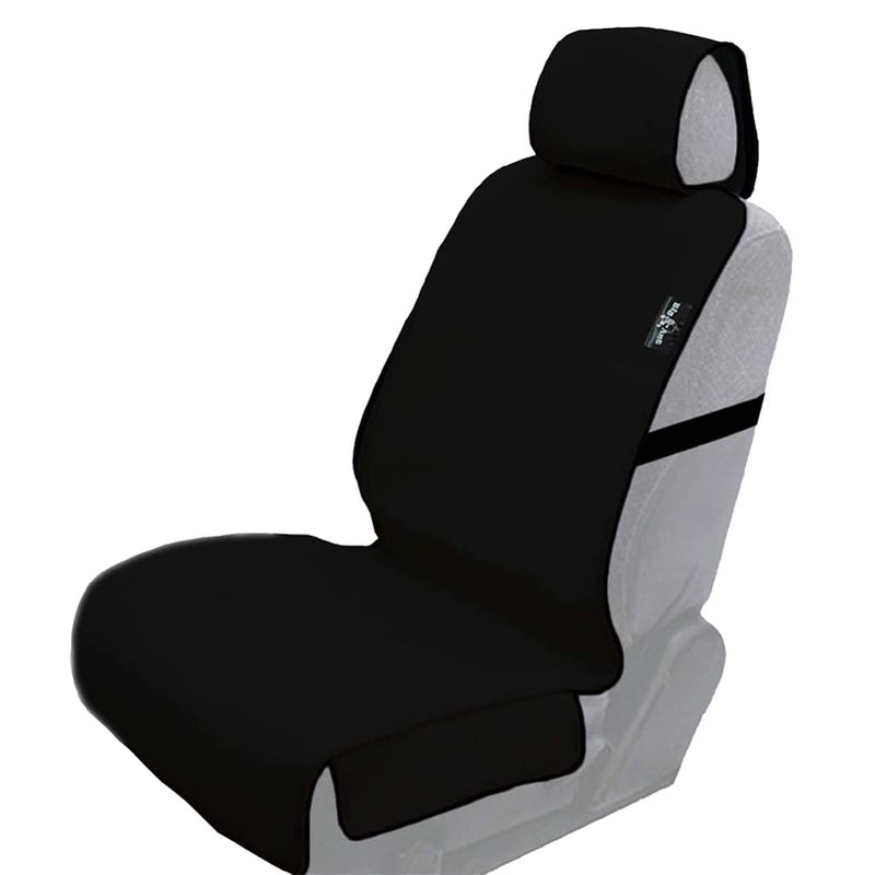 Waterproof Seat Covers Universal Waterproof Car Seat Cover Sweatproof Car Seat Protector with Nonslip Neoprene Auto Bucket Seat Cover Perfect for Running Gym Beach and PetsBlack1PC