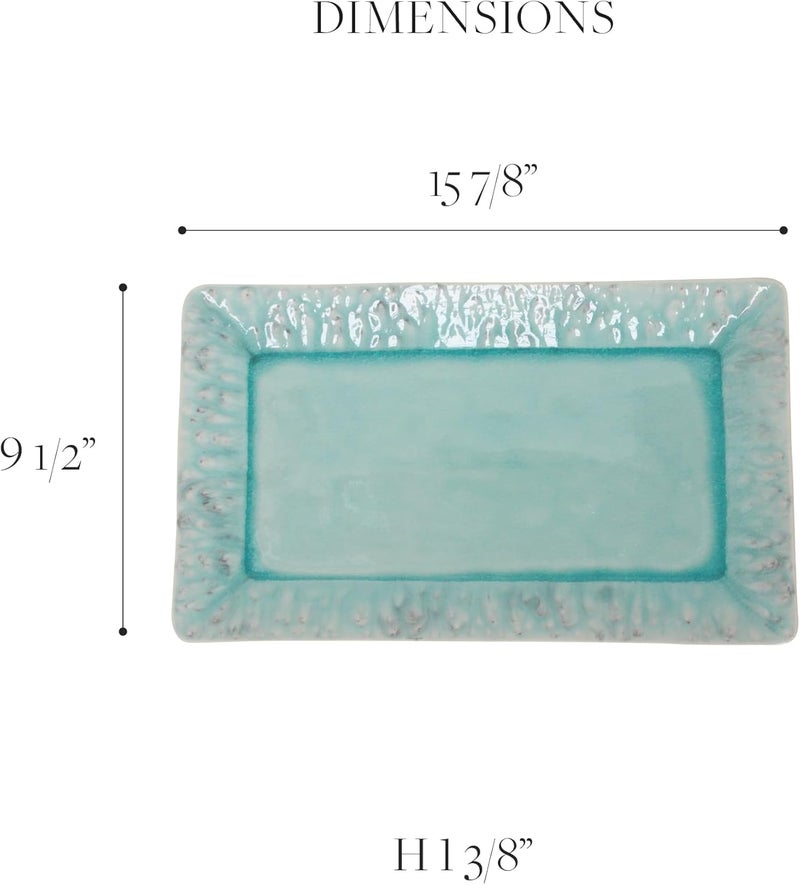 Costa Nova Ceramic Stoneware 16 x 95 Rectangular Tray  Madeira Collection Grey  Microwave  Dishwasher Safe Dinnerware  Food Safe Glazing  Restaurant Quality Serveware - Image 2