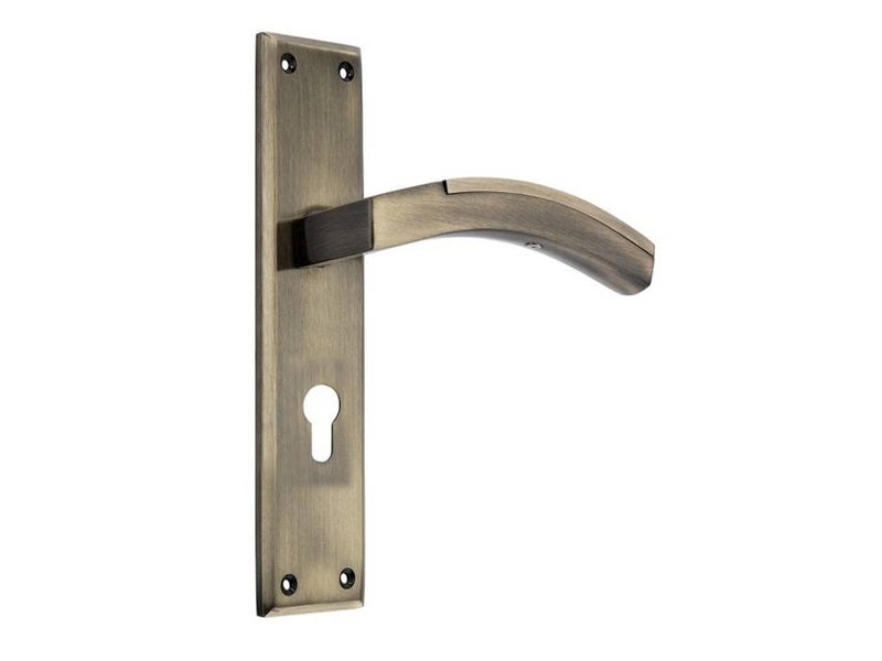 Duke 8 Inch Antique Brass Finish Mortice 60mm Double Turn Cylindrical Door Lock with 3 Brass Keys Mortice Lock for Home Living Room Hotel - Image 4