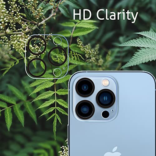 Ailun 2Pack Privacy Screen Protector Compatible for iPhone 14 Pro Max [6.7 inch] + 2 Pack Camera Lens Protector, Anti Spy Private Tempered Glass Film, Case Friendly, [9H Hardness] - HD - Image 3