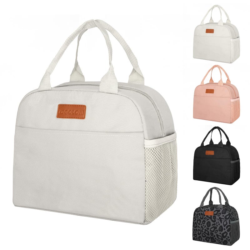 Goloni Insulated Lunch box for Women Men,10L Large Capacity Leakproof Lunch Tote, Lightweight Reusable Lunch Bag with 3 Pockets for Work, Office, Travel, Picnic - Image 1