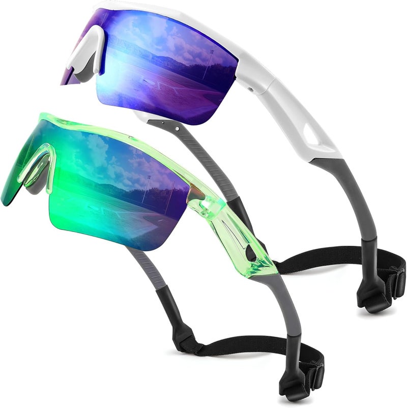 FEISEDY Kids Teens Baseball Polarized Sunglasses Sports TR90 Frame Boys Girls Cycling B2454 - Image 1