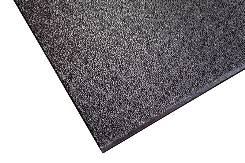 Supermats Heavy Duty Equipment Mat 20GS Made in U.S.A. for Indoor Cycles Exercise Upright Bikes and Steppers (2 Feet x 3 Feet 10 In) (24-Inch x 46-Inch) (60.96 cm x 116.84 cm) , Black - Image 1