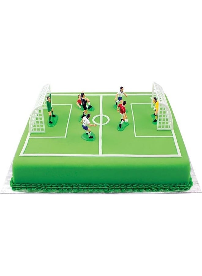 PME PME Cake and Cupcakes, Set of 9 Soccer Toppers, Standard, Multicolor  - Image 4