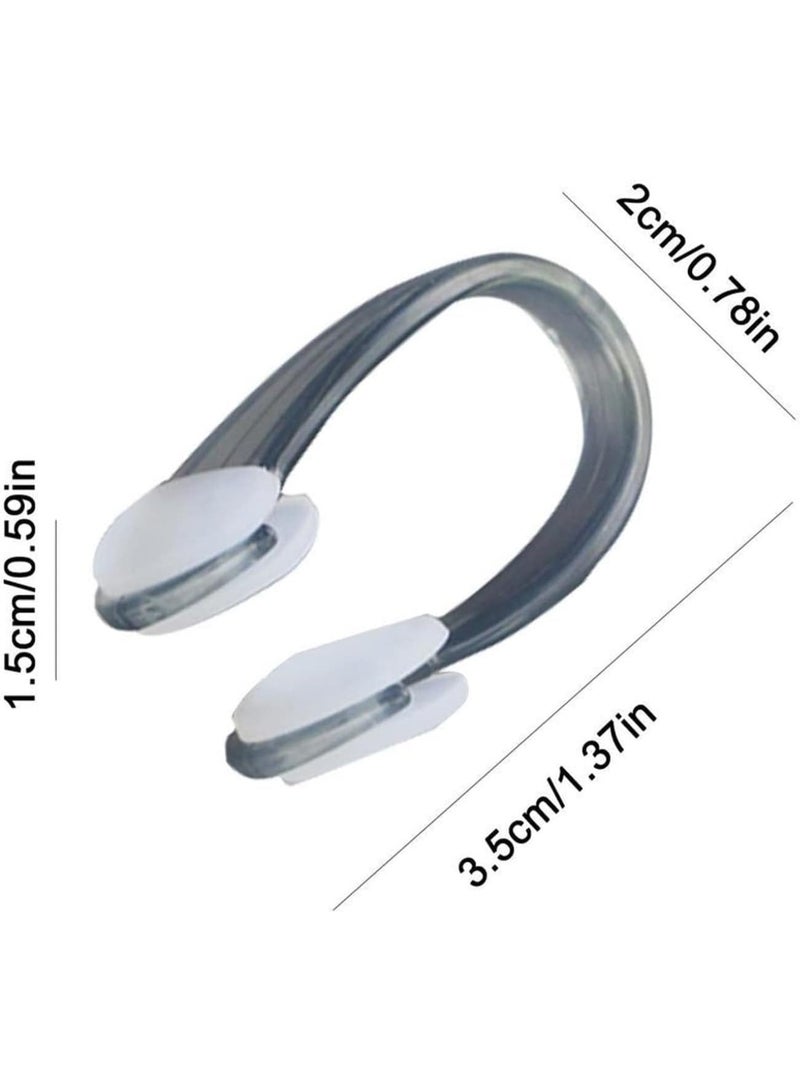My set of 6 nose clips for swimming, comfortable waterproof and reusable nose protection, for adults and children, individually packed, waterproof - Image 2
