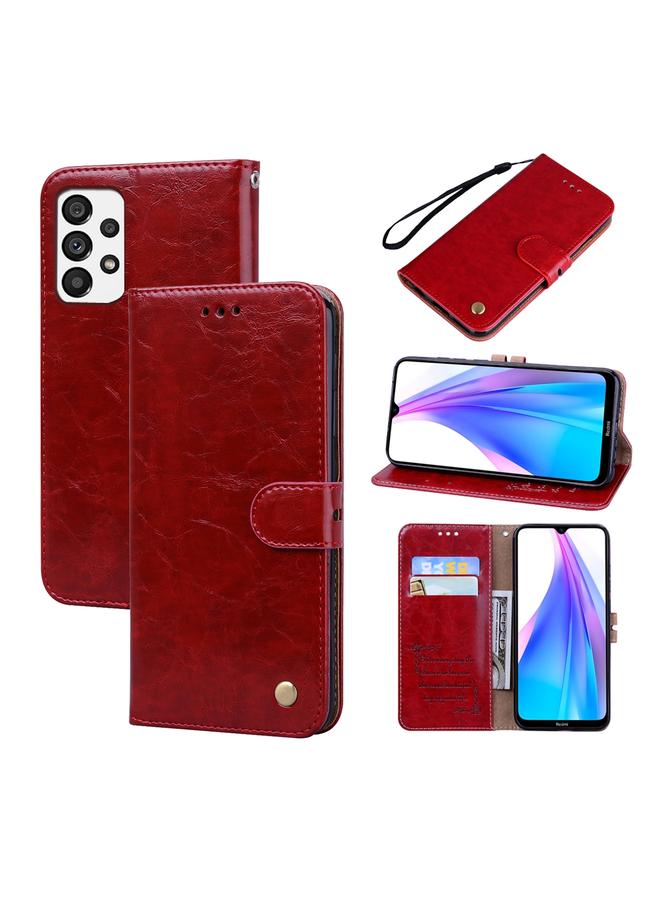 S-TOP Case For Samsung Galaxy A23 / M23 / F23 Oil Wax Texture Leather Phone Case - Image 1