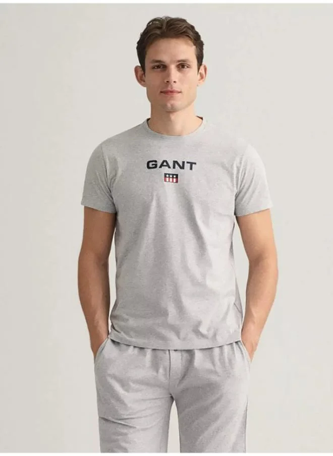 GANT Logo Crew Neck T-Shirt