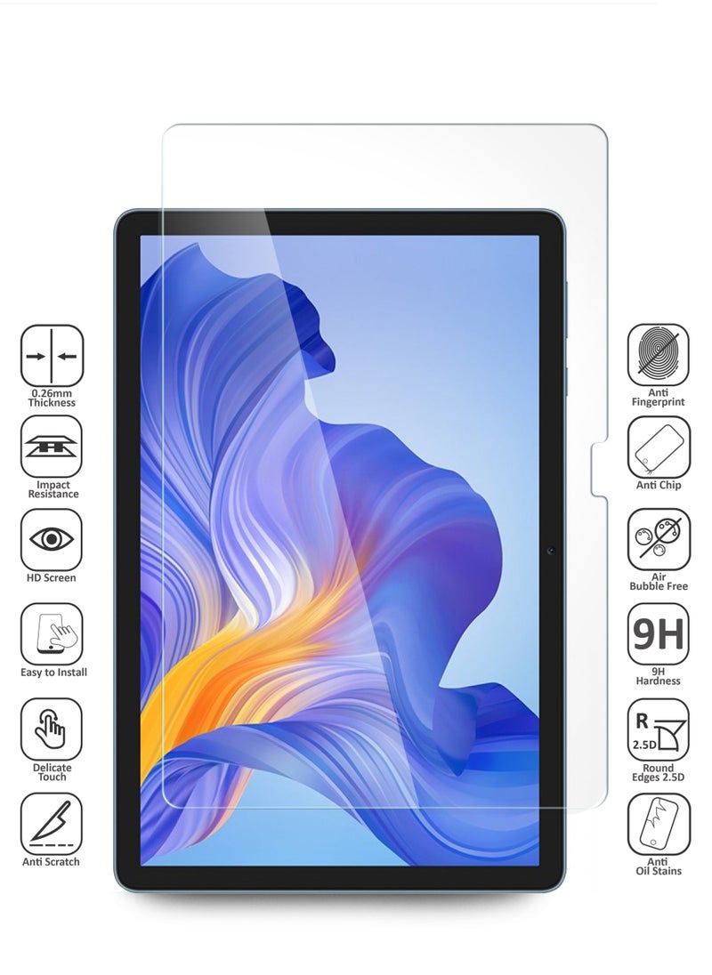 Wtech Honor Pad X8 2022 10.1 inch / Honor Pad X8 Lite 2022 9.7 Inch 9H HD Series Tempered Glass Screen Protector Clear  - Image 3