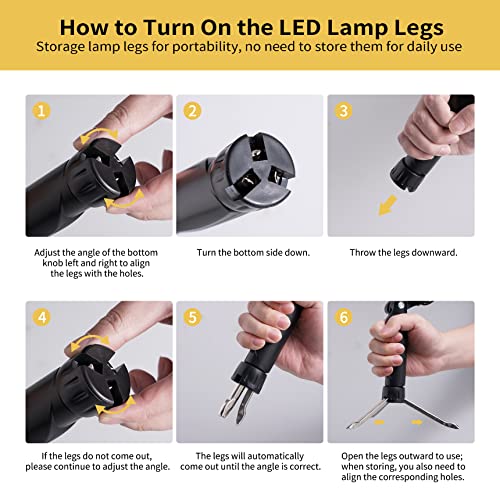 Meking Mini Softbox Photography Lighting Kit, Portable 4x4.8in Continuous Lighting LED Lamp with Collapsible Diffuser for Video Tabletop Studio Small Product Shooting, 2 Sets - Image 4