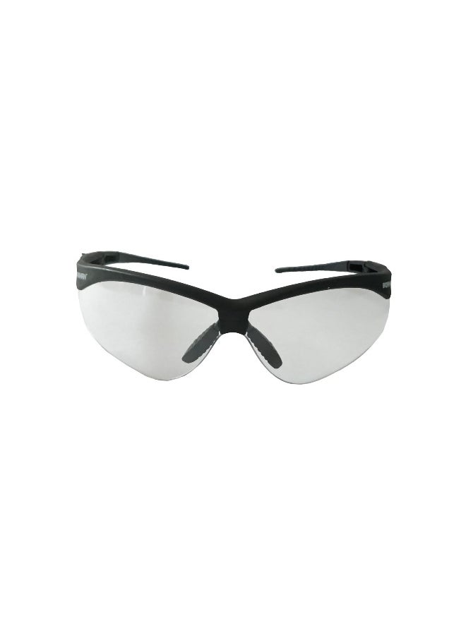 Workman - Work | Pack of 1MAN SG-71068C HOMER Safety Goggles with Clear Lens | Lightweight, Scratch & Impact Resistant | Safety Glasses for Multipurpose Use for Pollution, Dust, Riding & Construction Work | Pack of 1 - Image 1