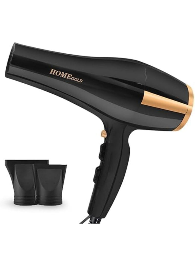 Home Gold HG-801 Hair Dryer 4000 Watt, Multiple Heat and Speed ​​Settings, Fast Drying, for Professional Results at Home - Image 1