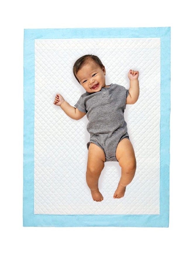 Generic - 60*60CM Baby Changing Diaper Pads Disposable Baby Diapers 5-Layer Protection Ventilation Waterproof Leak Proof Rapid Drying Blue Hospital Pad - Image 1