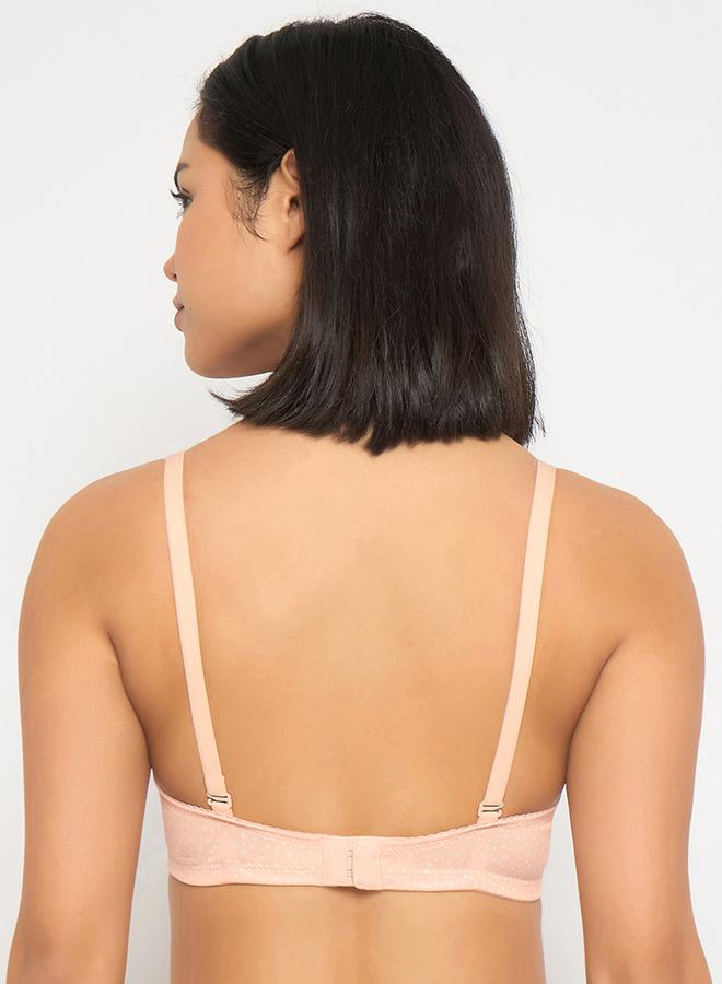 Clovia Pack of 2 - Printed Padded Non-Wired Full Coverage Multiway T-Shirt Bra - Image 4