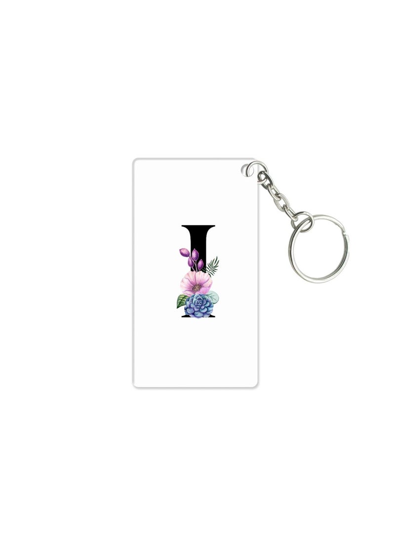 PRINTSHOP4ME Acrylic Alphabet A-Z Initial Letter Keychain for Women Bag Charms Purse Charms For Handbags Pendant Key Ring for Purse Handbags Women Girl Key Ring for Backpack  - Image 1