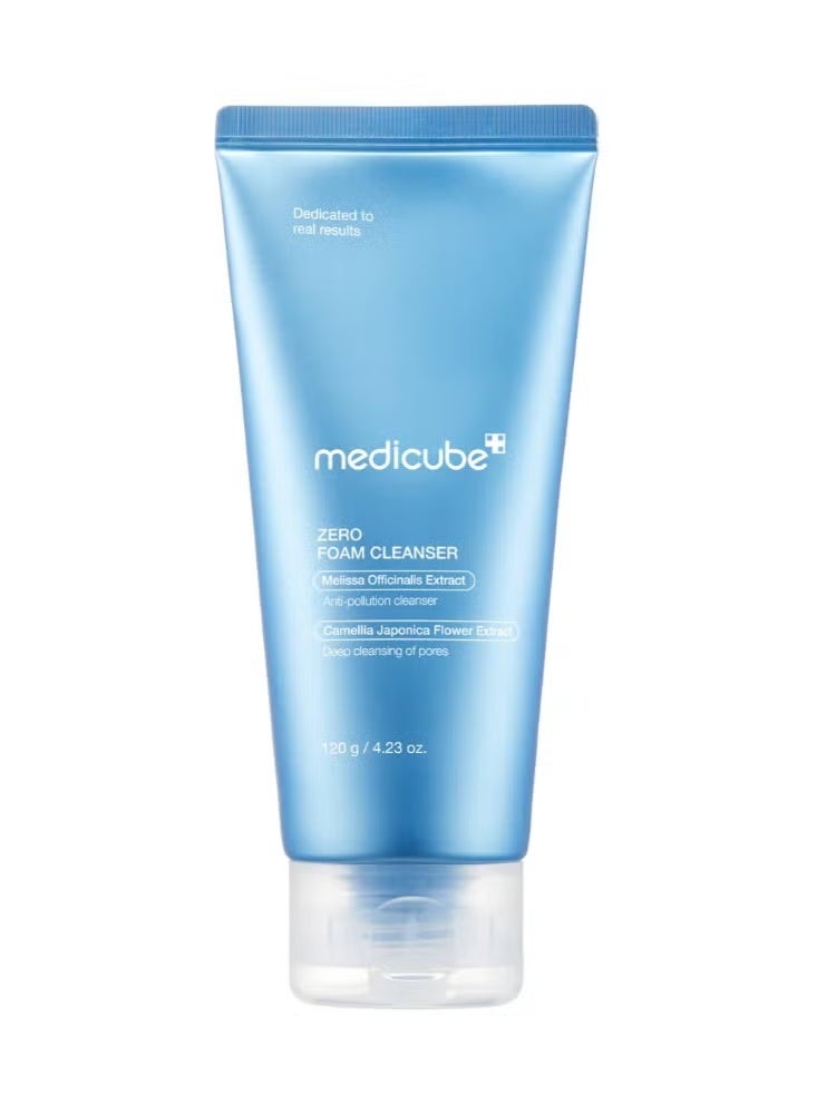 ميديكيوب منظف ​​ميديكيوب زيرو فوم للبشرة الحساسة - يتحكم في إفرازات البشرة الدهنية، ويوازن رطوبة البشرة، ويقلص المسام | العناية بالبشرة الكورية 120g - Image 2