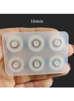 Hobizubi Thin Flat 16 mm Shambala Bead Resin Epoxy Mold - Code: 92  - Image 2