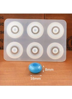 Hobizubi Thin Flat 16 mm Shambala Bead Resin Epoxy Mold - Code: 92  - Image 4