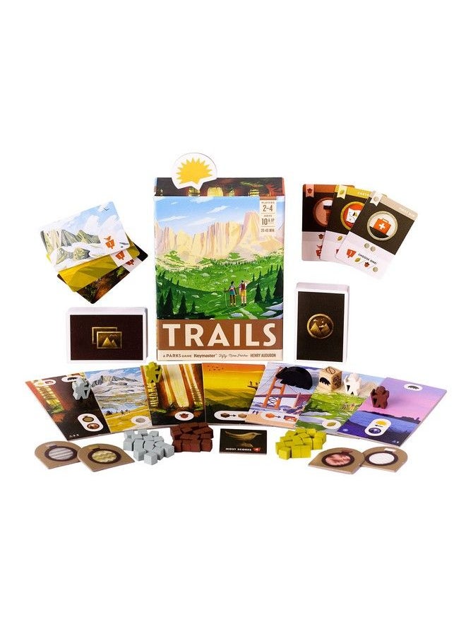 KEYMASTER GAMES Trails A Family And Strategy Board Game About Hiking And Outdoors By Keymaster 24 Players  - Image 3