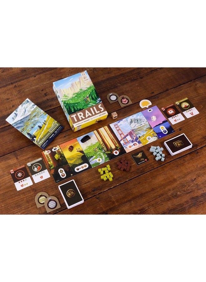 KEYMASTER GAMES Trails A Family And Strategy Board Game About Hiking And Outdoors By Keymaster 24 Players  - Image 4